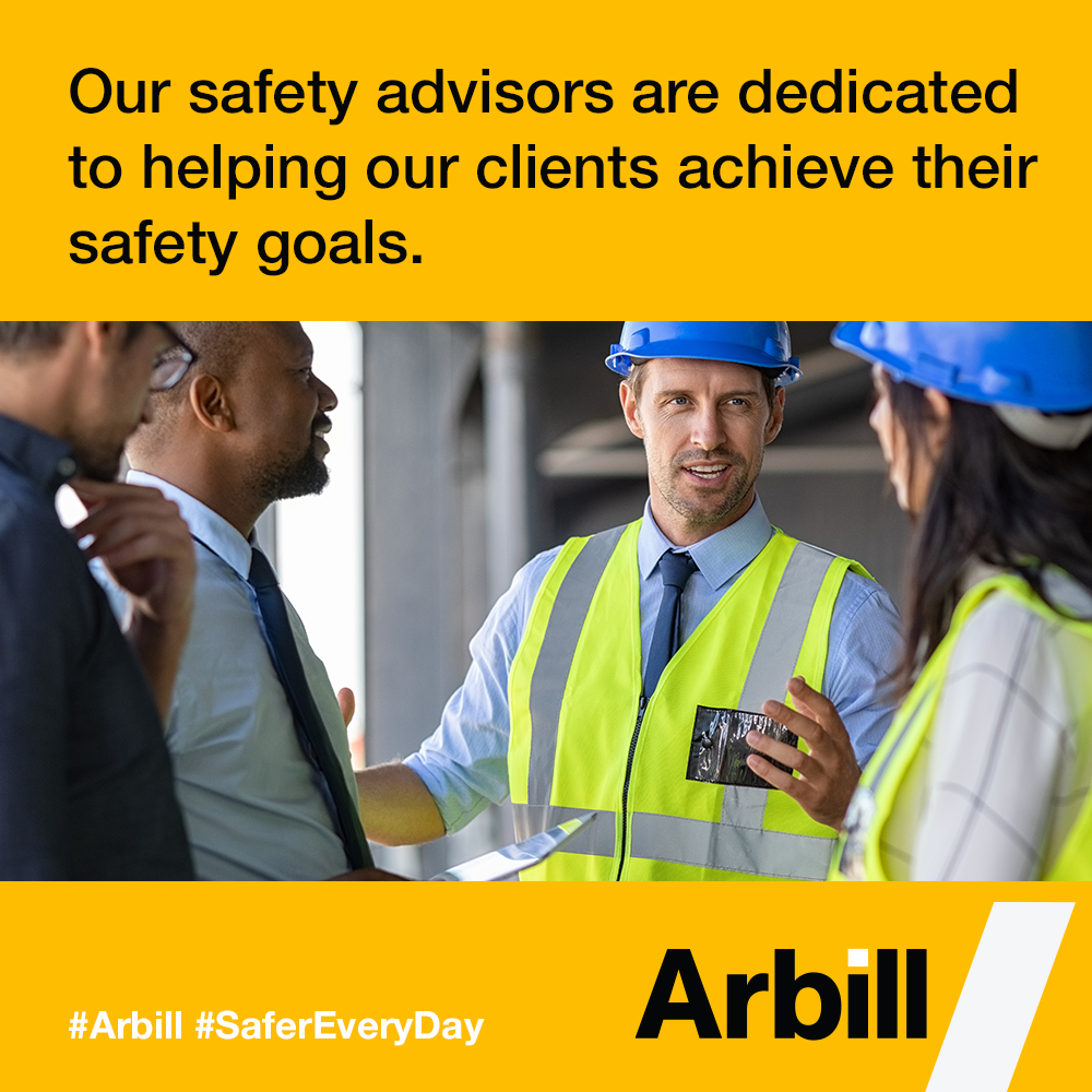 Arbill safety advisors are dedicated to helping our clients achieve safety goals