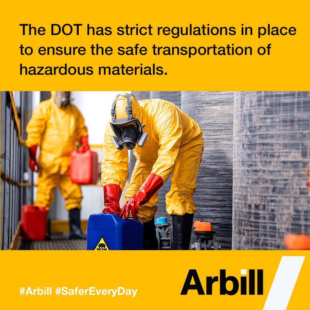 DOT regulations for safe transportation of hazardous materials