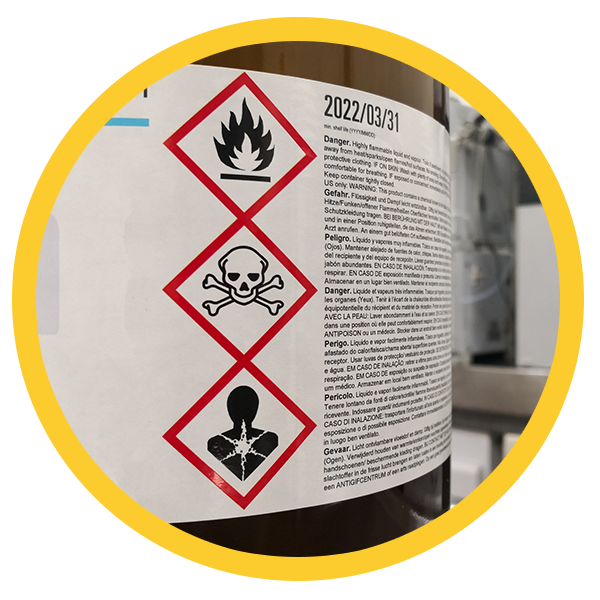 Hazard Communication Chemical Warning